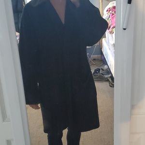 Black speckled coat